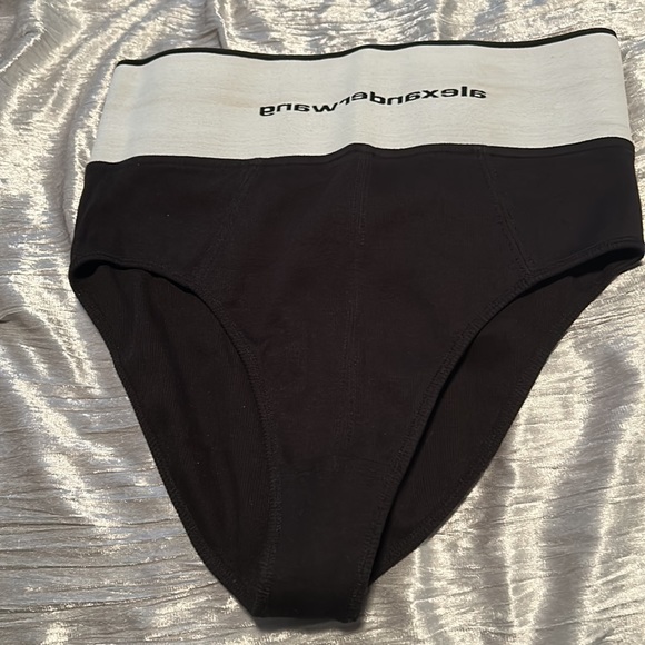 Black and white  Alexander Wang 2 piece set Bralette and Brief - Picture 6 of 7